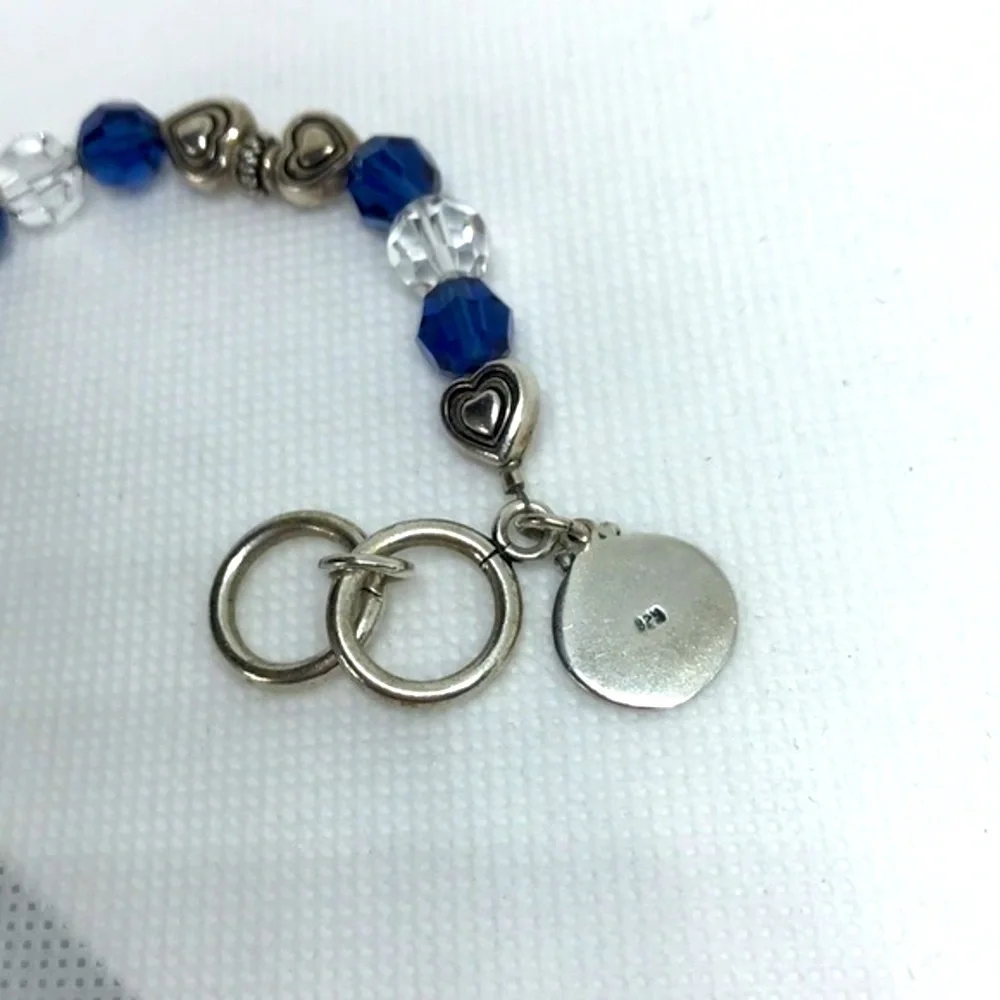 Elegant 925 silver bracelet Swarovski crystals‎